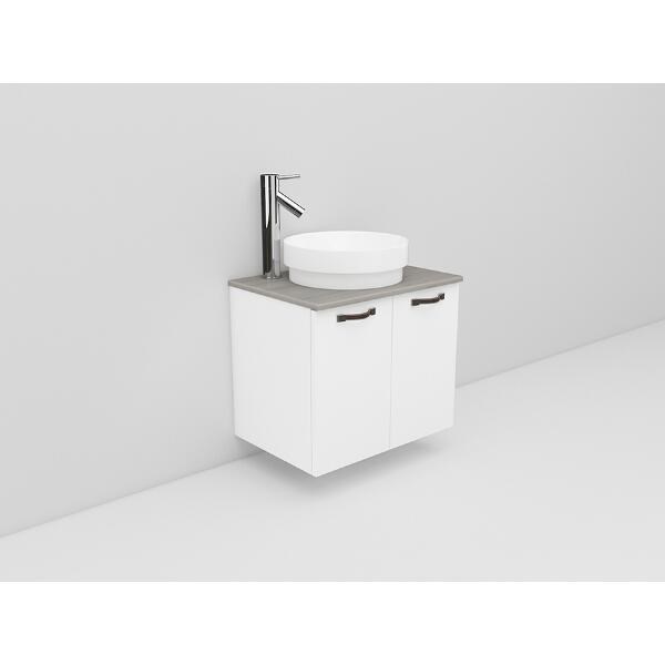 Badrumsmöbel Flexline Modell 4 60cm, Vit, Slät