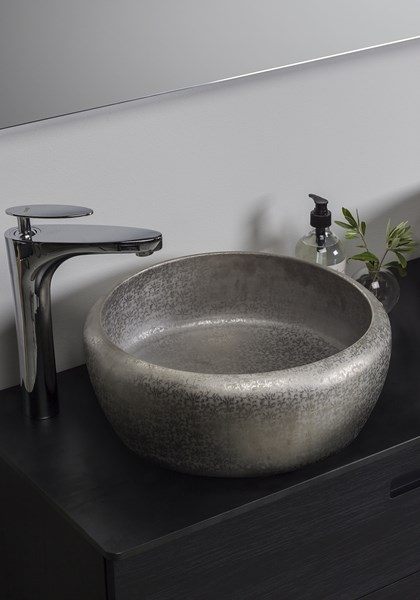 Handfat Indria 40x40cm, Silver