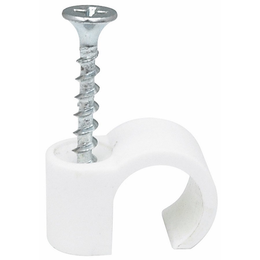 Clips Brumfri Kontaktor, 4kw, 24a Vit Ø 10-14 mm, 3 9x42 mm, 10 st