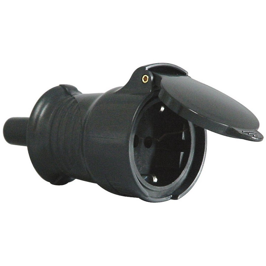 Skarvuttag Märkkarta, För Klämfj. Plintar, 11-20, 20 St Med lock Svart, IP44