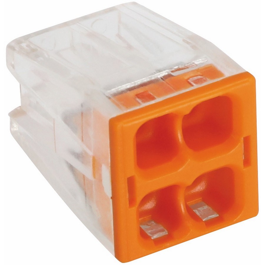 Kopplingsklämma Slim 4-pol 0,5-2,5mm² 50st