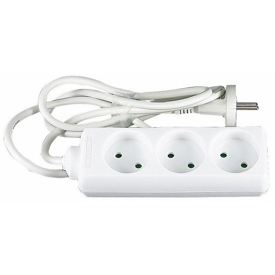 Grenuttag Utan jord 3-vägs, Vit