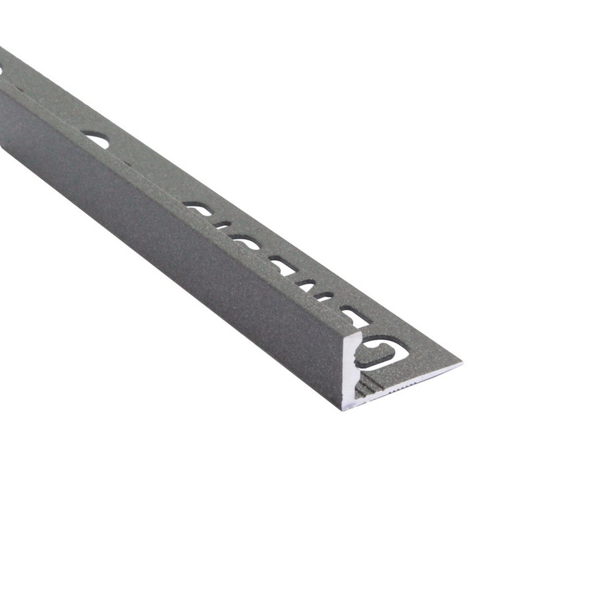 Kakellist L Alu 12mm Mörk Gran