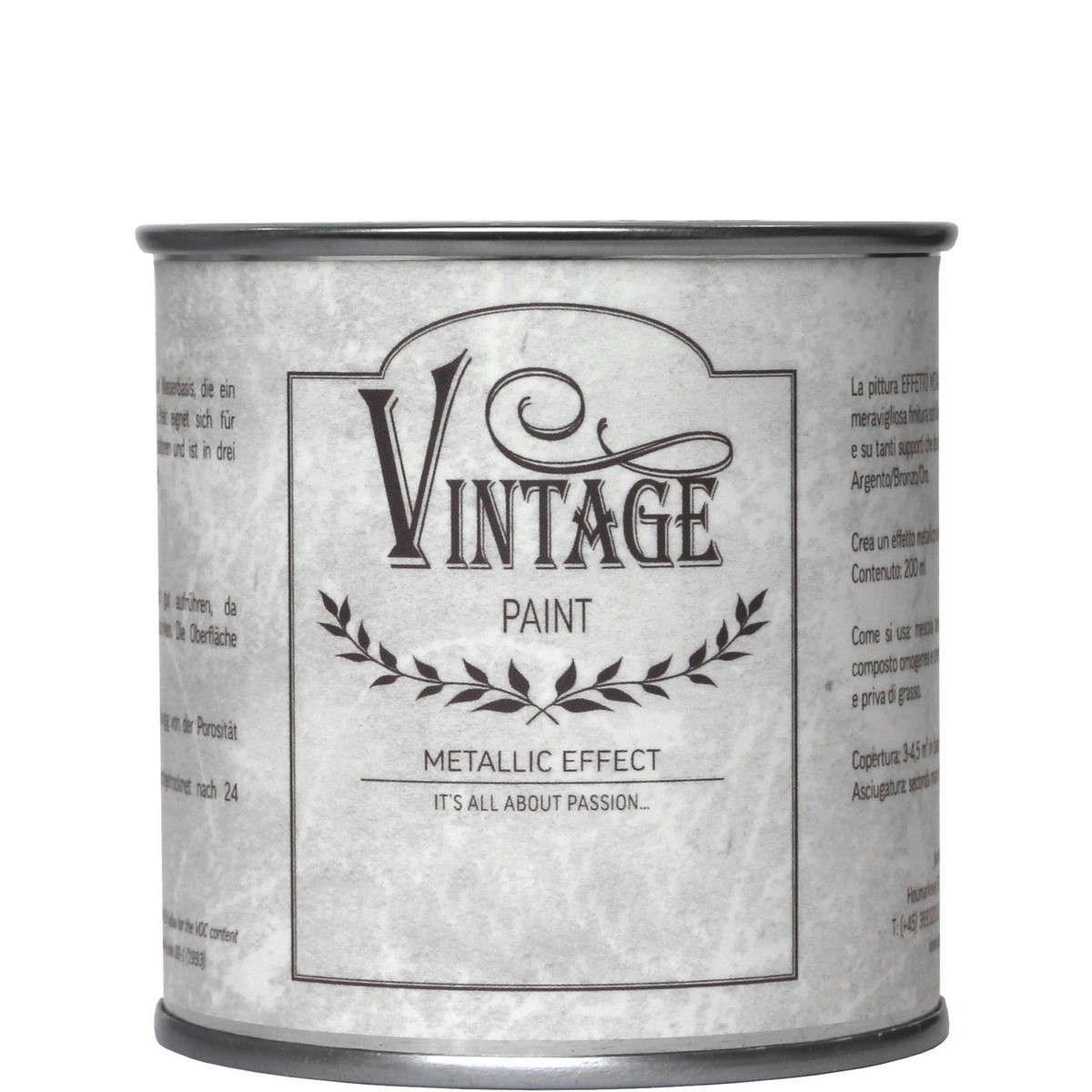 Kalkfärg Metallic Effekt Silver, 200ml