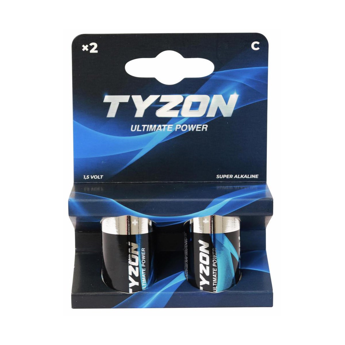 Batteri Tyzon C Super Alkaline LR14, 2st
