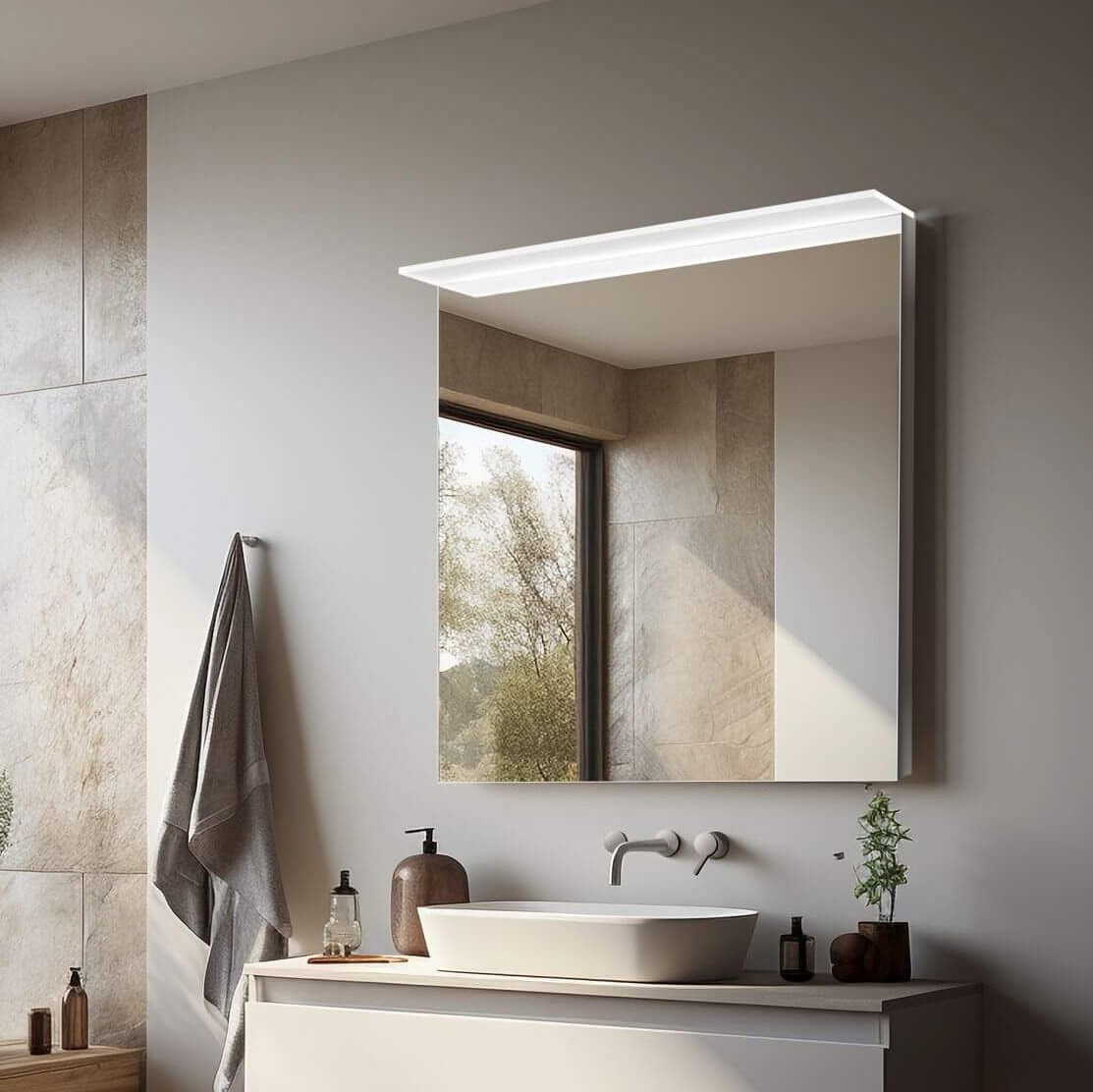 Spegel Med Belysning Beta 80x80cm