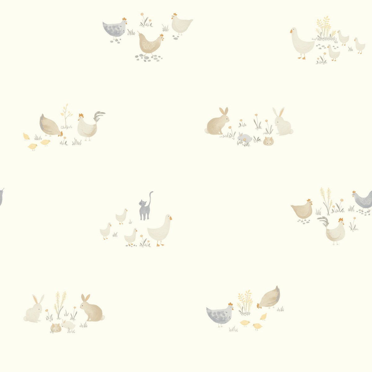 Tapet Once Upon A Time Companions OF The Farm Naturel Ouat88372931