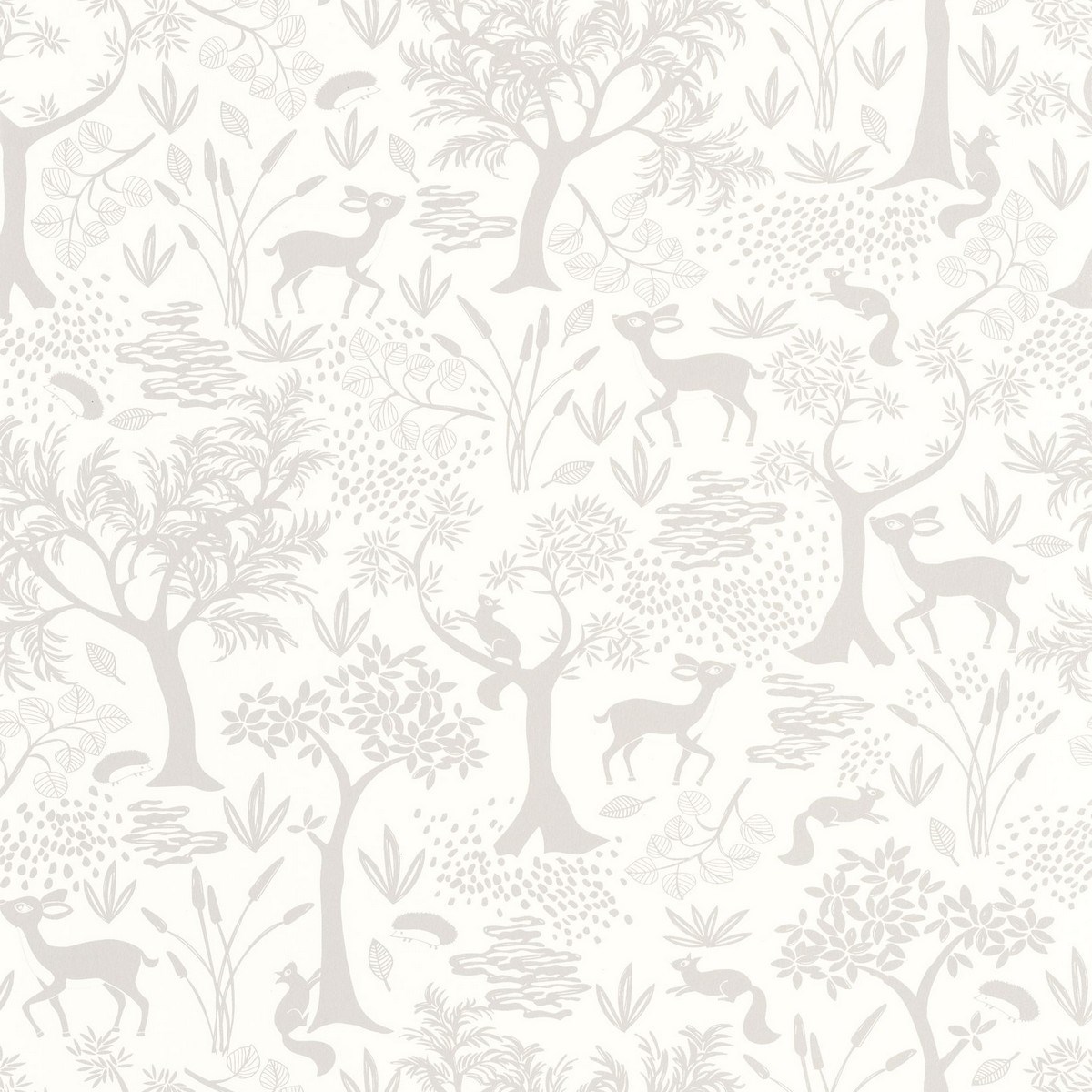 Tapet Once Upon A Time Poetic Forest Gris Duvet Ouat88269400