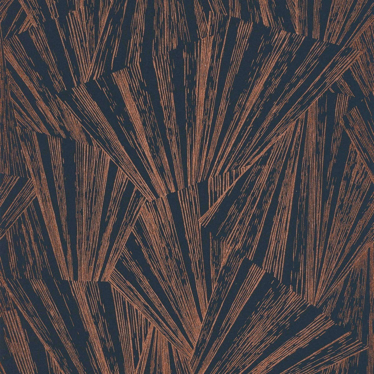 Tapet 1930 Eclat Foil Bleu/cuivre Mnct85746535