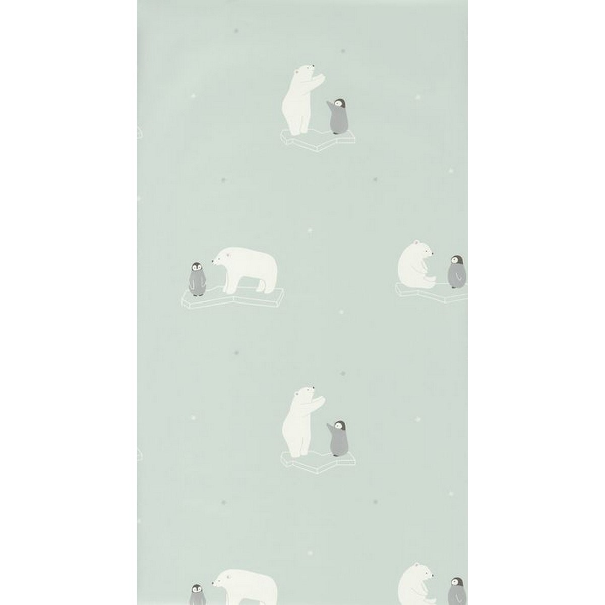 Tapet Happy Dreams Polar Bear Bleu Hpdm82826126