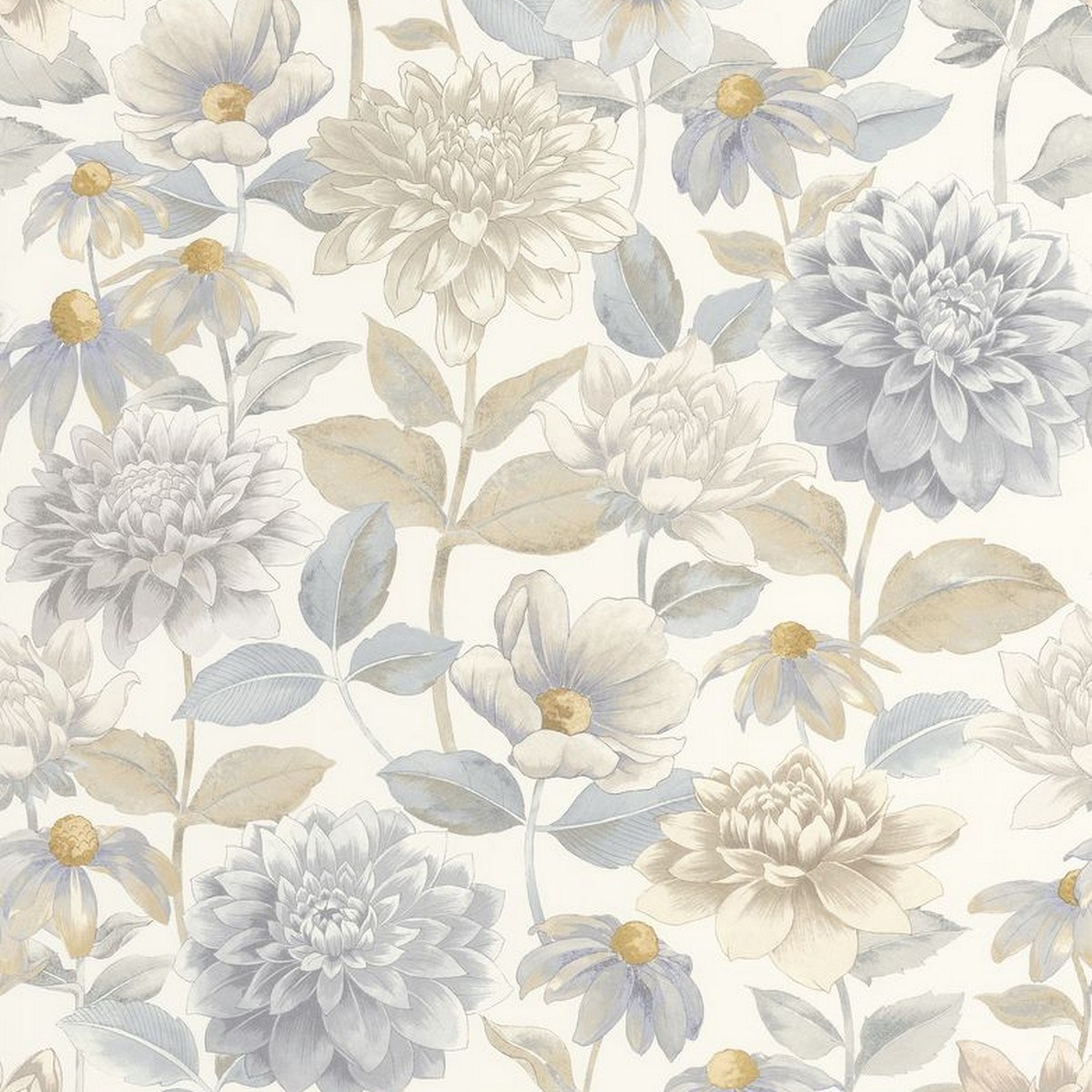 Tapet Gardens Dahlia Beige Lin Gadn87661834