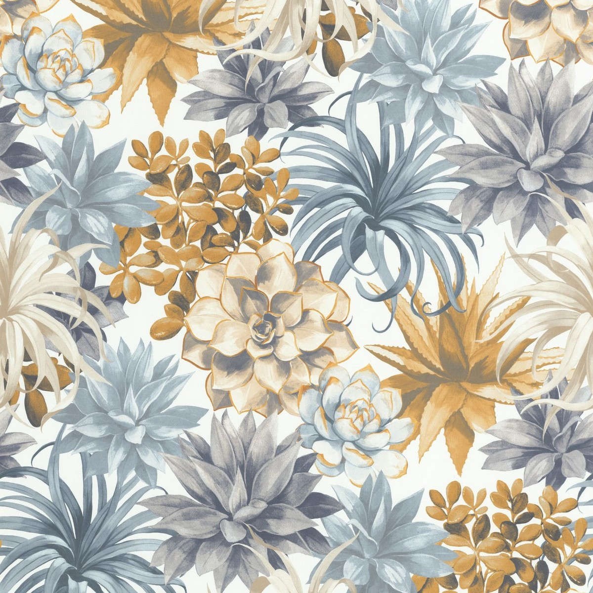 Tapet Botanica Echeveria Beige Lin Bota85911389