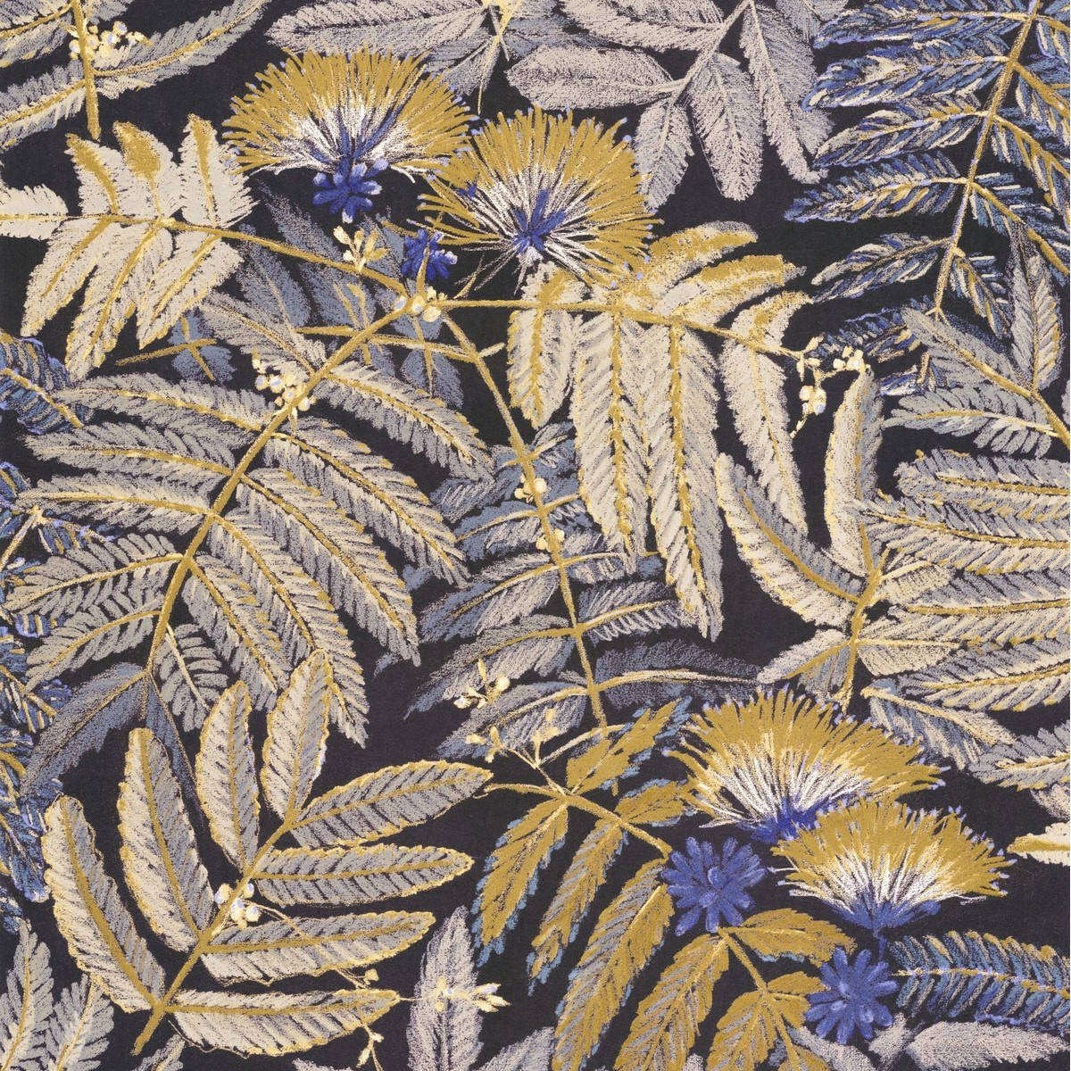 Tapet Botanica Albizia Jaune Curry Bota85892175