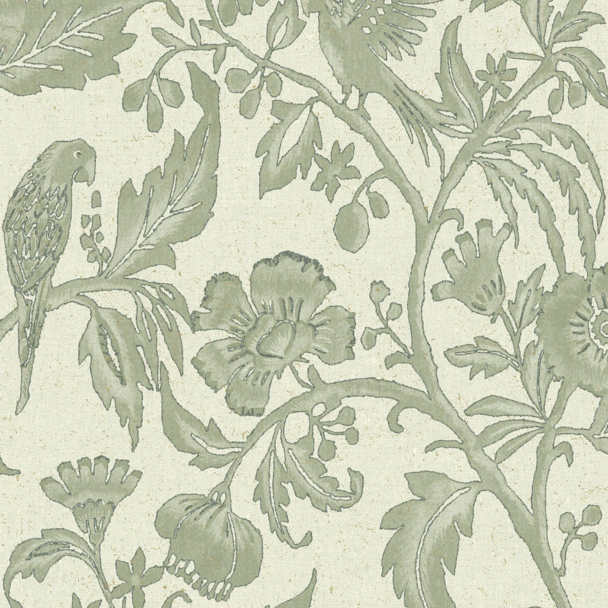 Tapet Bali Etourneau Vert Sauge Bali88167593