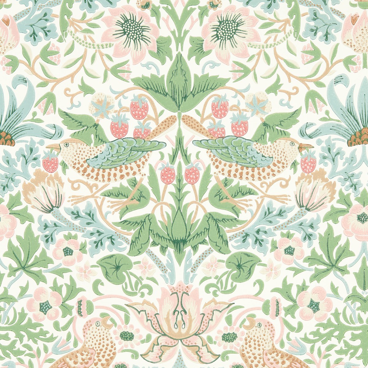 Tapet Amoret Simply Strawberry Thief Msim217061