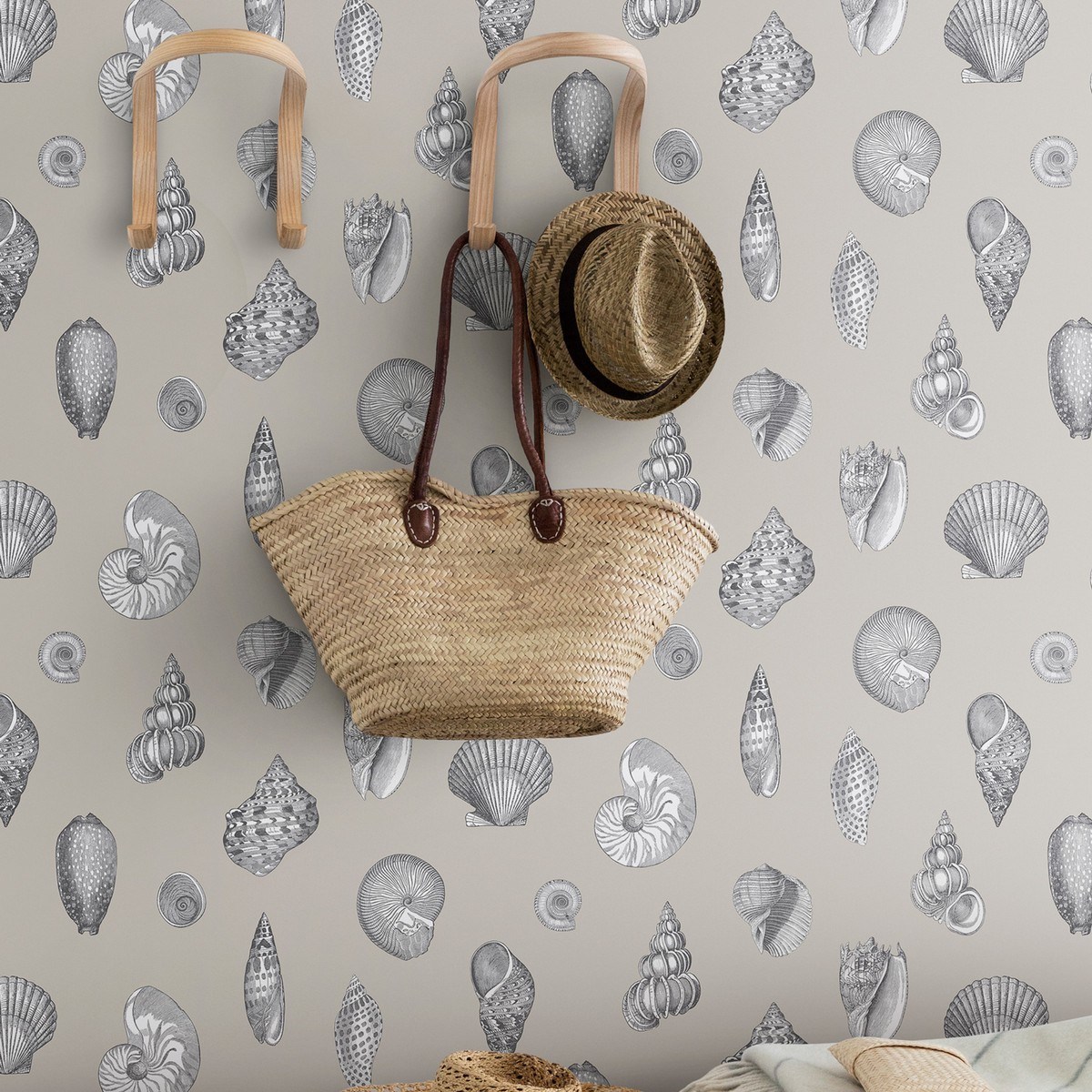 Tapet Celine Shells Beige 3808-29