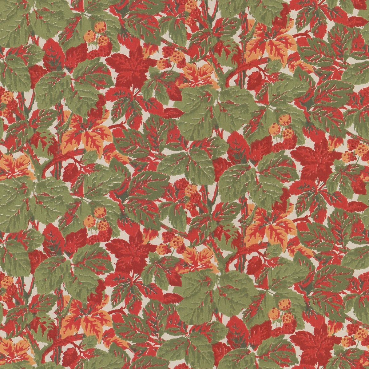 Tapet Modern Classics Leaves Red 3440