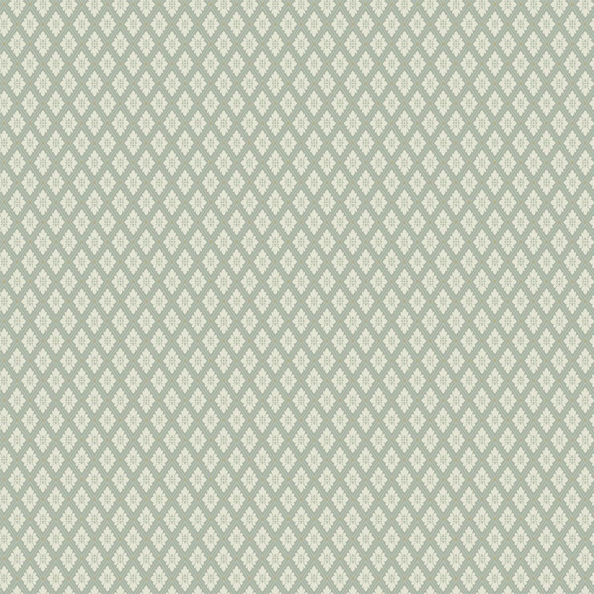 Tapet Flora Selma Dimgrön 537-05