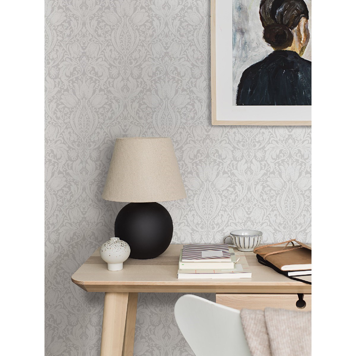 Tapet Borosan Hem Alba 38748