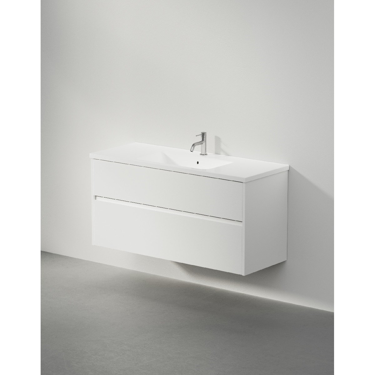 Kommod Grand Grip 120x45cm, Premium White, Slät