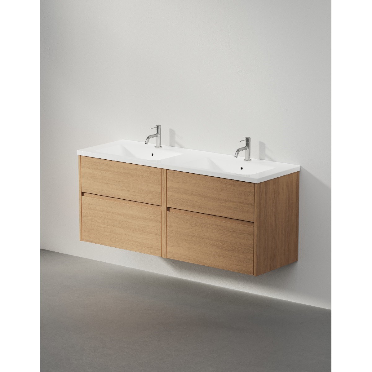 Kommod Grand Grip 140x45cm, Natural Oak, Slät