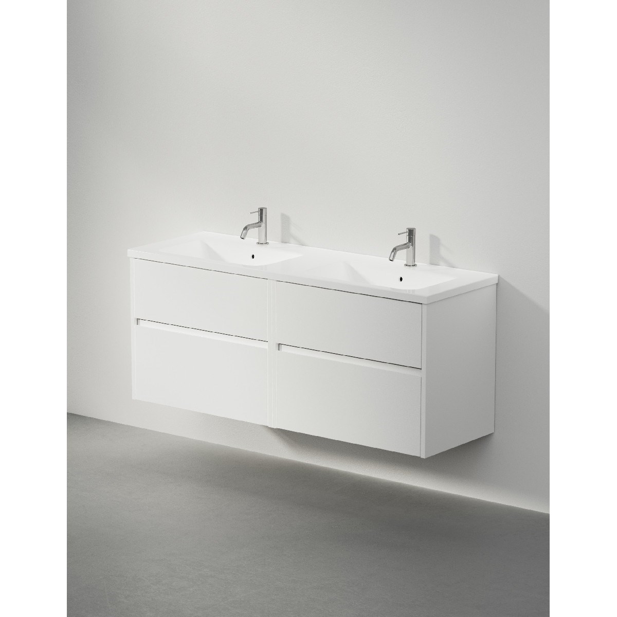 Kommod Grand Grip 140x45cm, Premium White, Slät