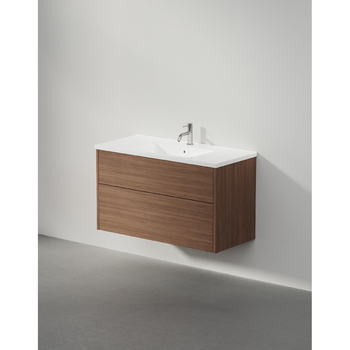 Kommod Grand Solid 100x45cm, Dark Oak, Slät