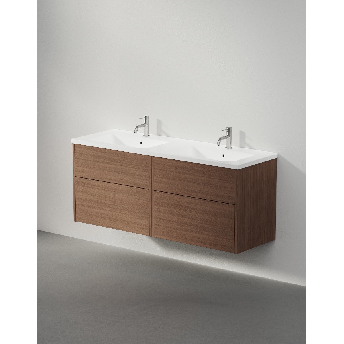 Kommod Grand Solid 140x45cm, Dark Oak, Slät