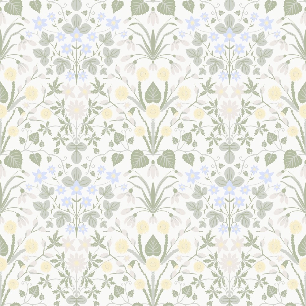 Tapet Långenäs Vårblommor 12317