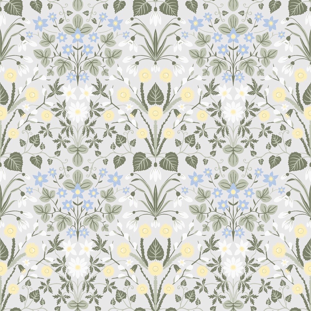 Tapet Långenäs Vårblommor 12318