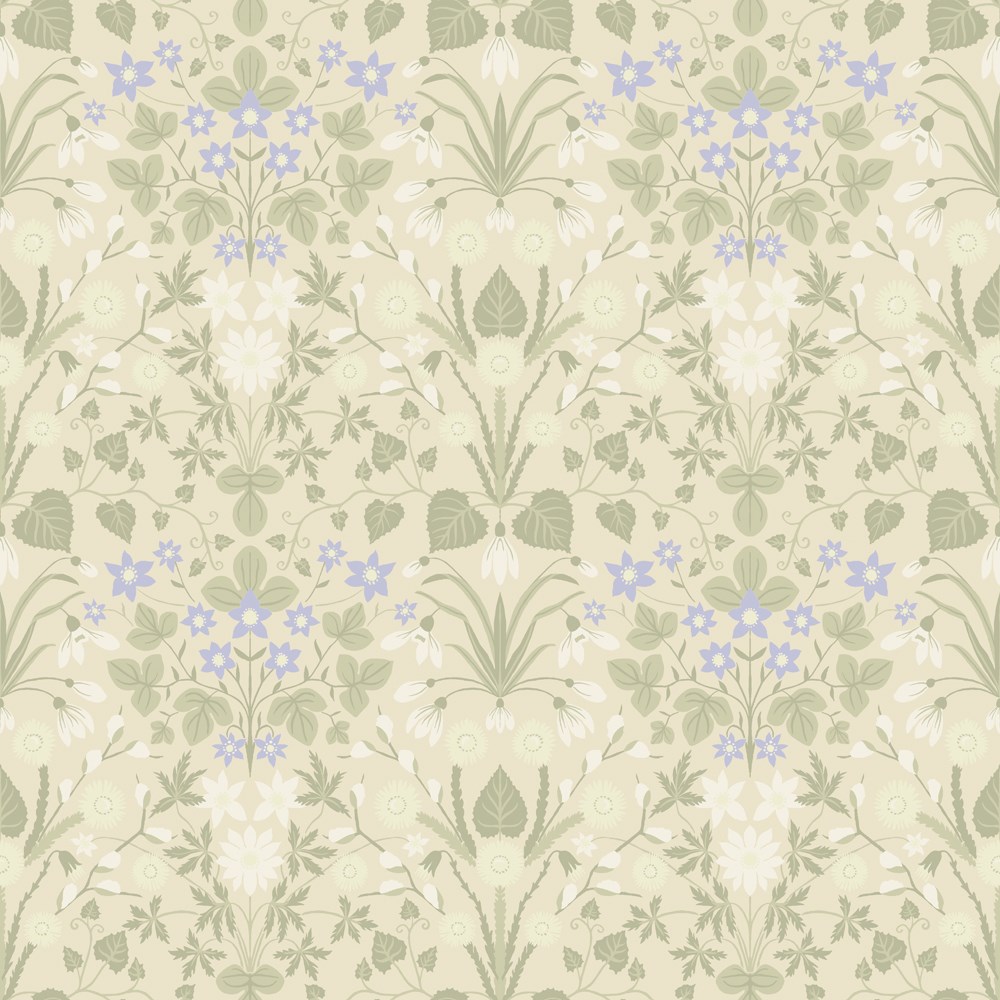 Tapet Långenäs Vårblommor 12319
