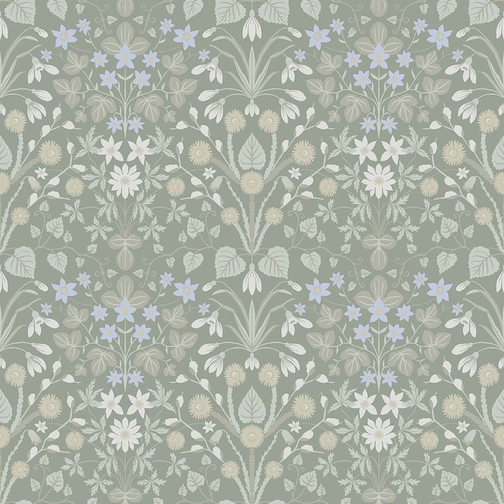 Tapet Långenäs Vårblommor 12320