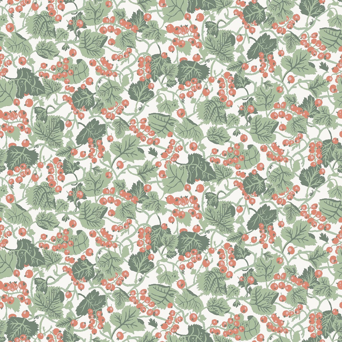 Tapet Klara o Tove Vinbärsplock 26018