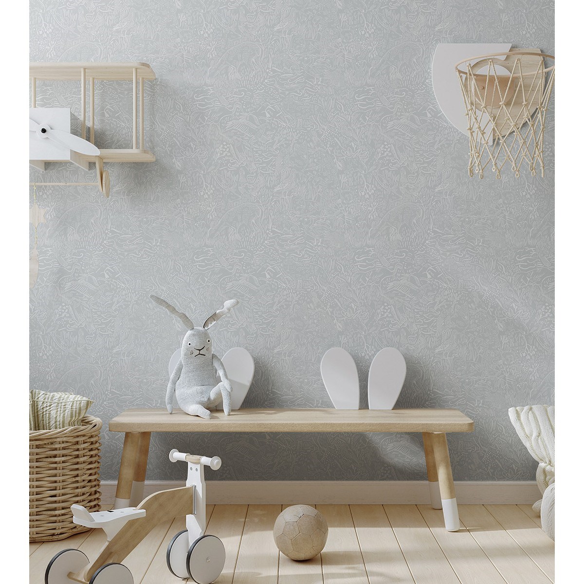 Tapet Klara o Tove Landskapsdjur 26024