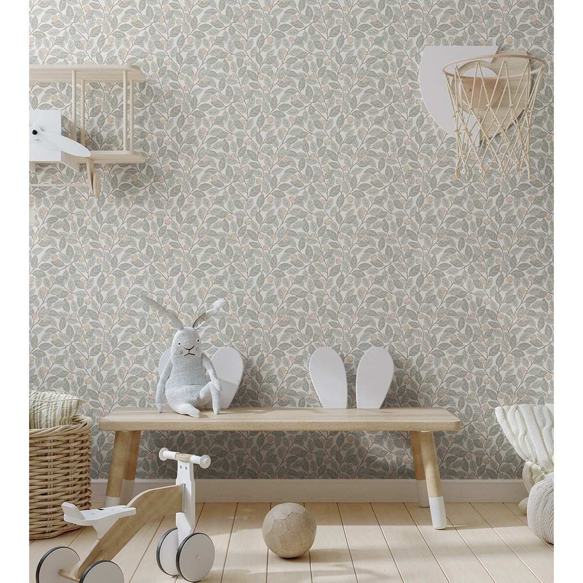 Tapet Klara o Tove Blåbär 26025