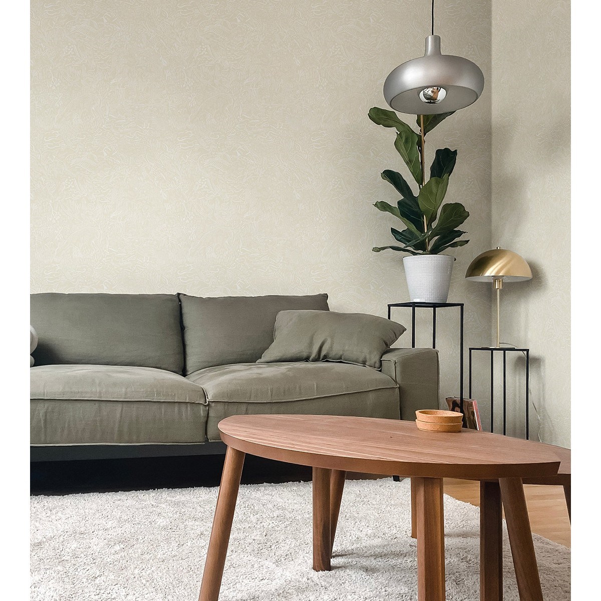 Tapet Klara o Tove Landskapsdjur 26030