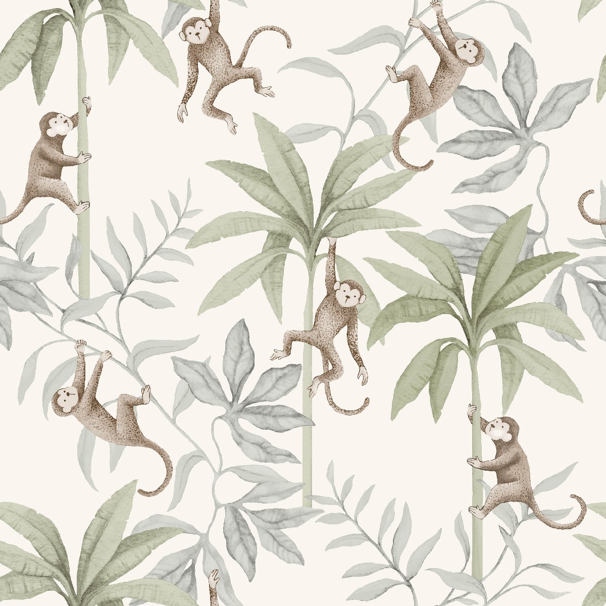 Tapet Newbie Wallpaper II Jungle Friends 6936