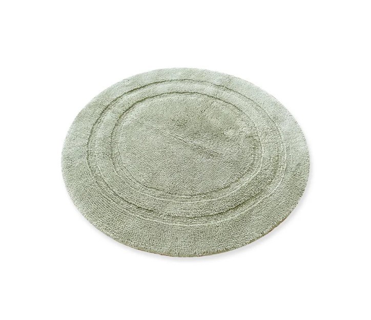 Badrumsmatta Turin Rund Grön, 70cm
