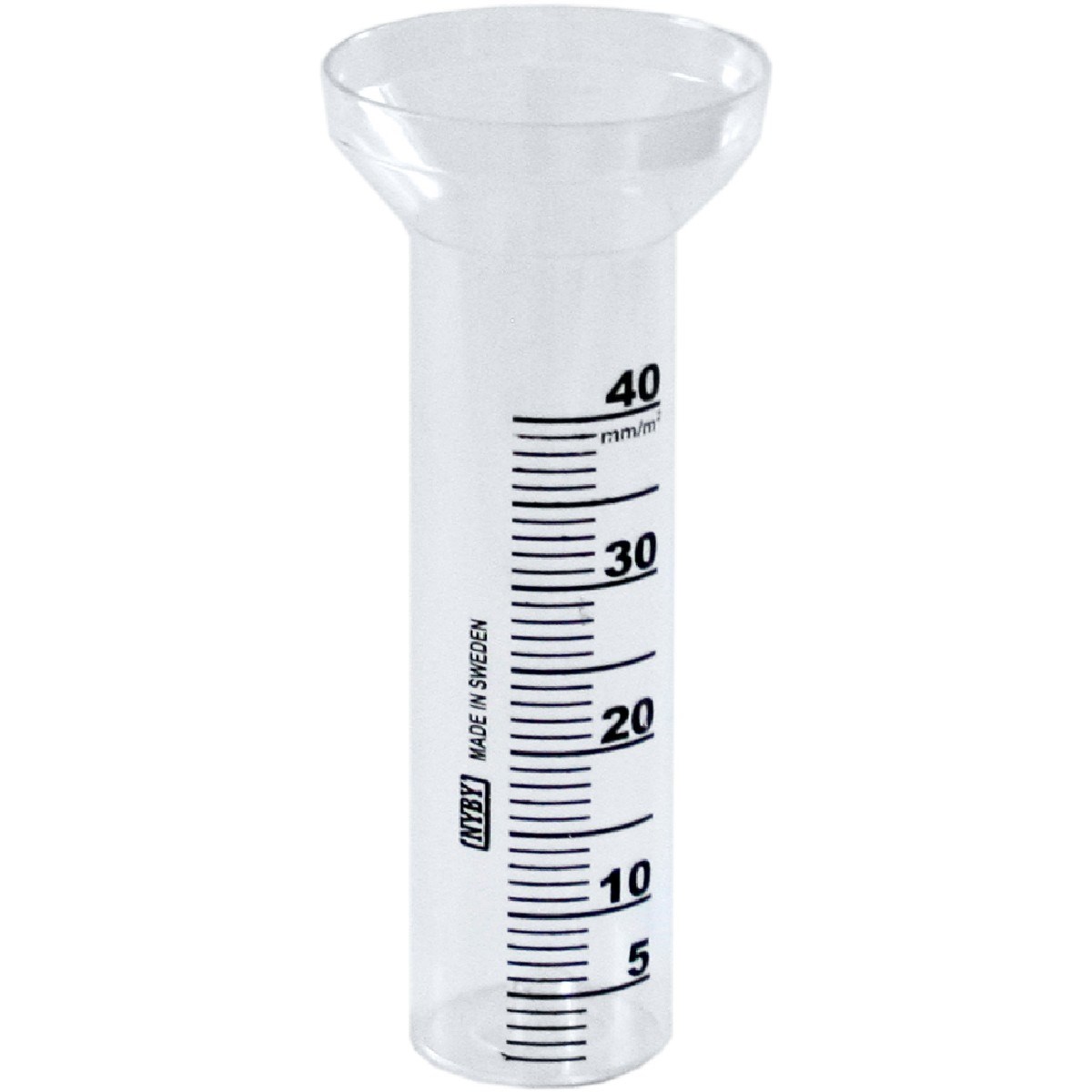 Regnmätare Glas, 75x180mm