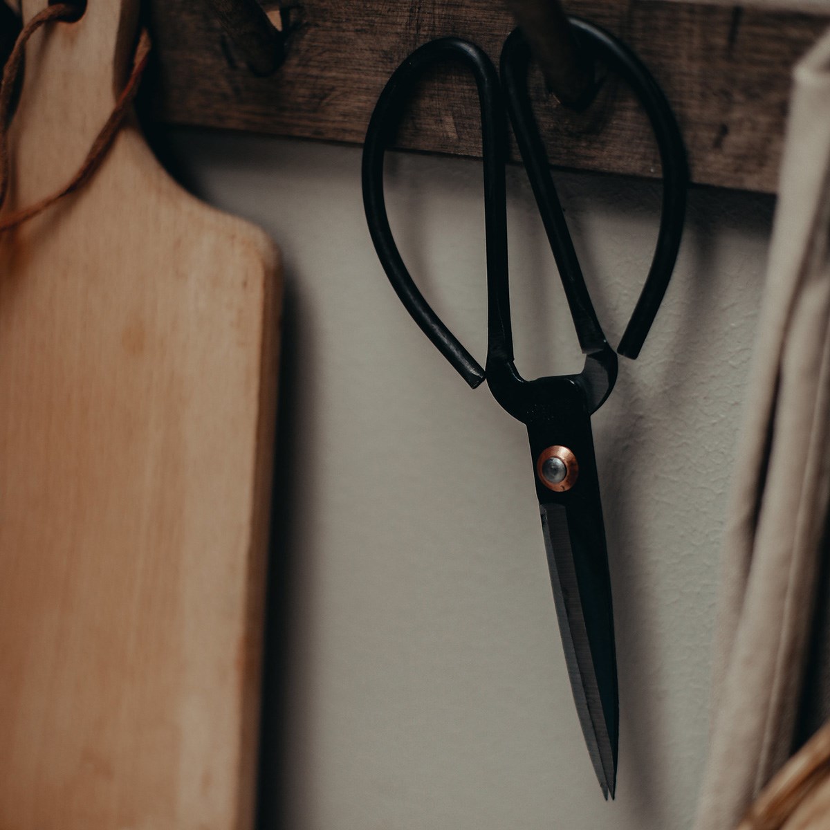 Sax Gammaldags Järn Stor Svart