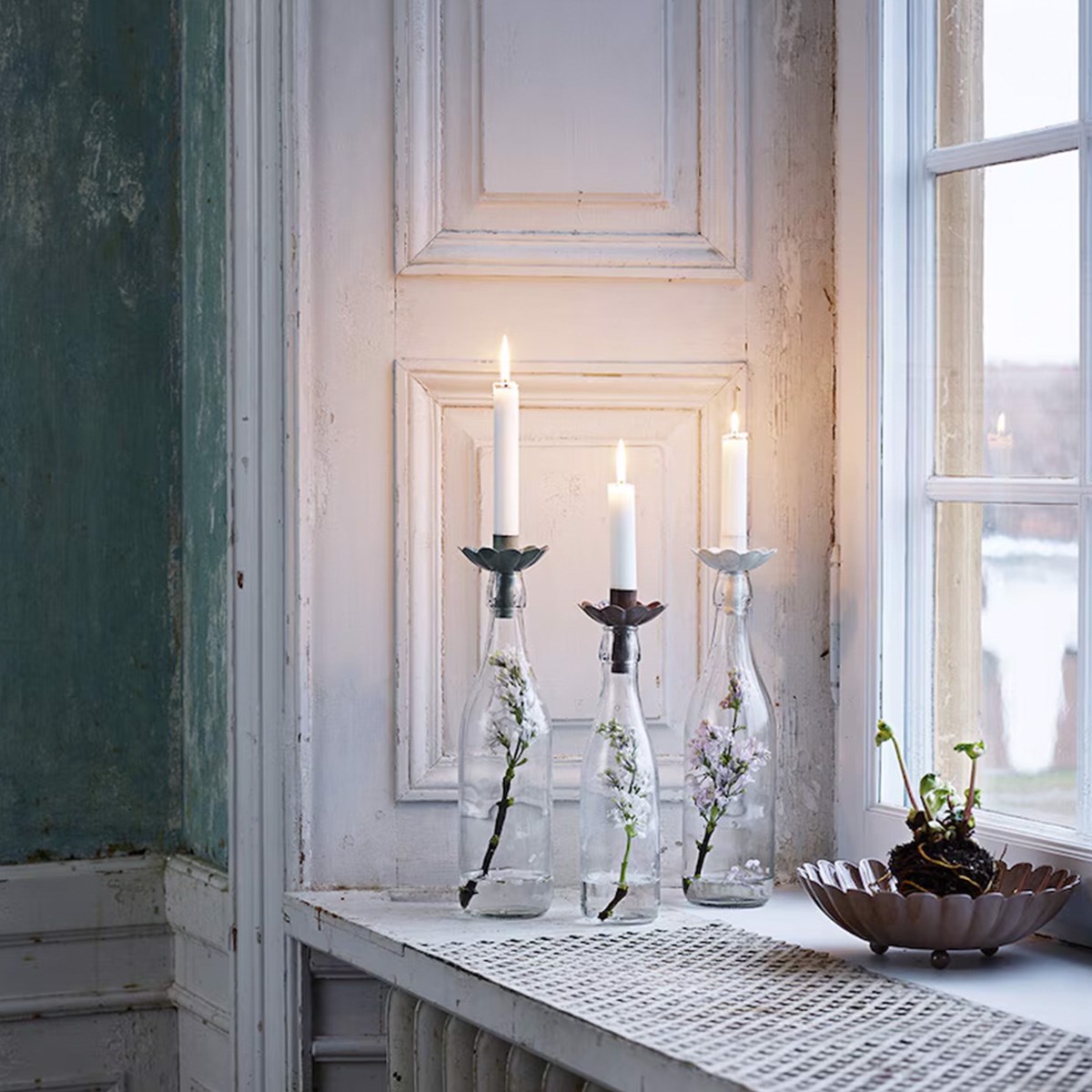 Ljushållare för Flaska Ingrid Grön