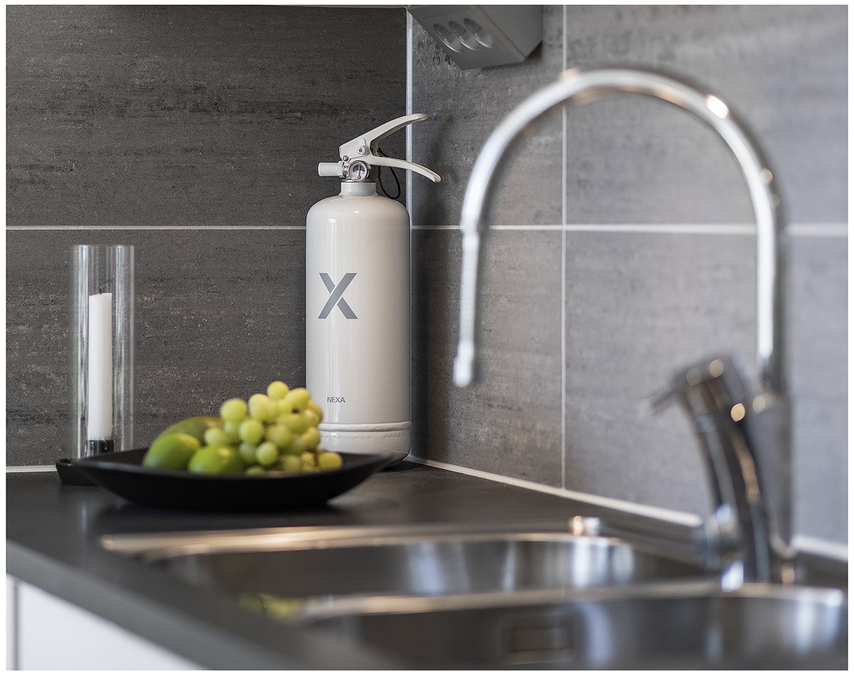 Pulver Brandsläckare 13a Vit, 2kg