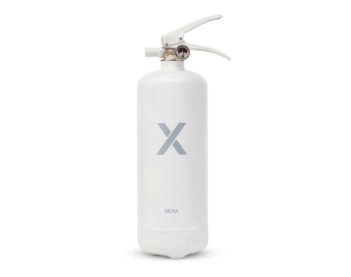 Pulver Brandsläckare 13a Vit, 2kg