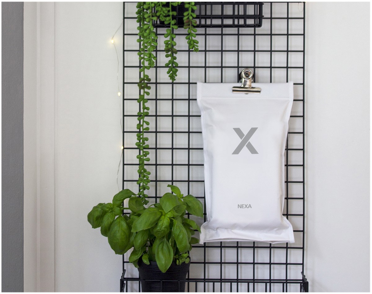 Brandfilt Silikon 120x120cm, Vit