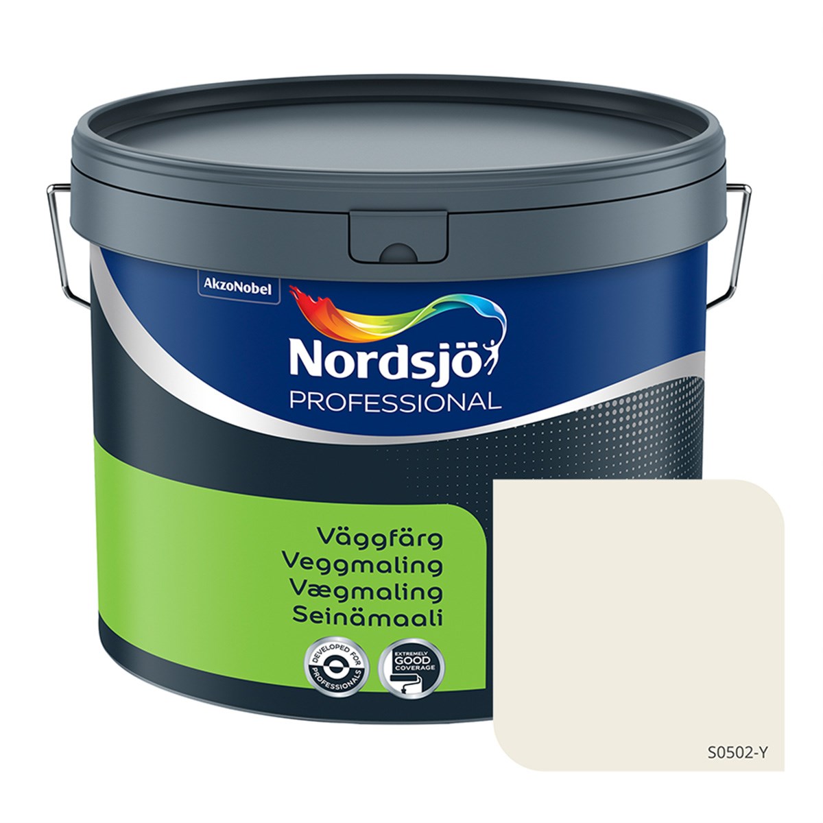 Väggfärg Professional No Pro 7 S 0502-y, 10L
