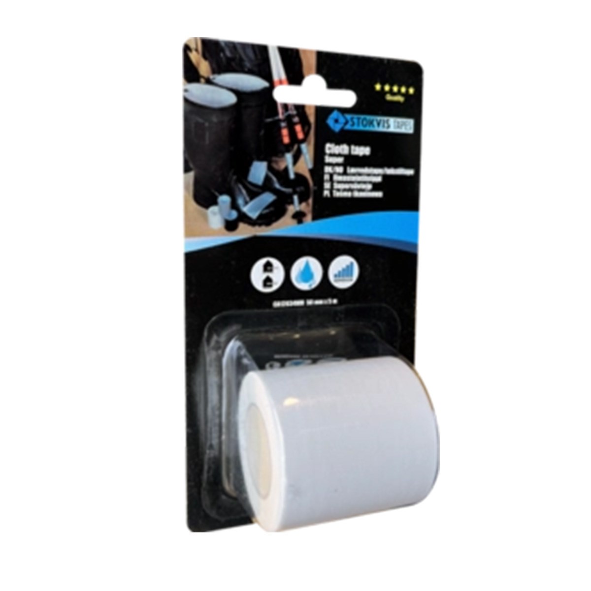 Vävtejp Vit 50mmx5m