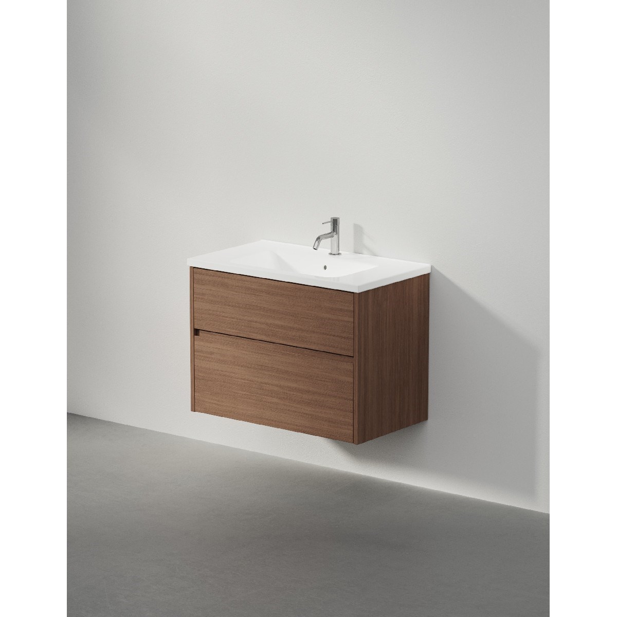 Kommod Grand Grip 80x45cm, Dark Oak, Slät