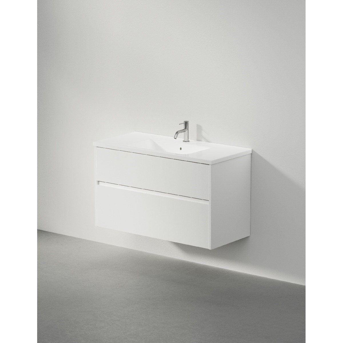 Kommod Grand Grip 100x45cm, Premium White, Slät