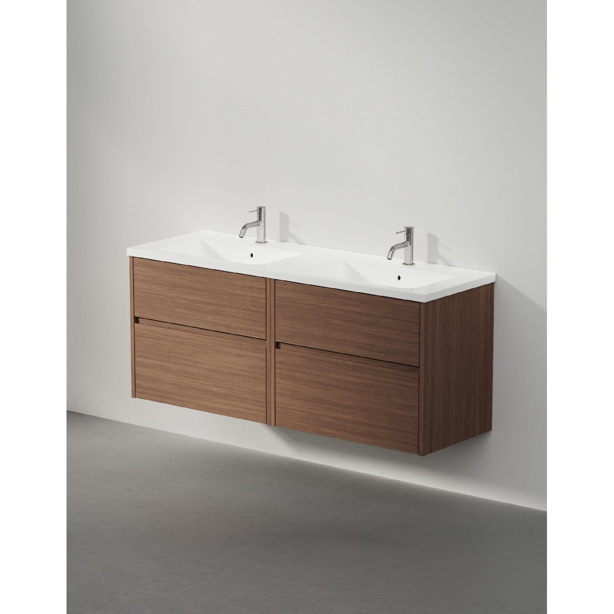 Kommod Grand Grip 140x45cm, Dark Oak, Slät