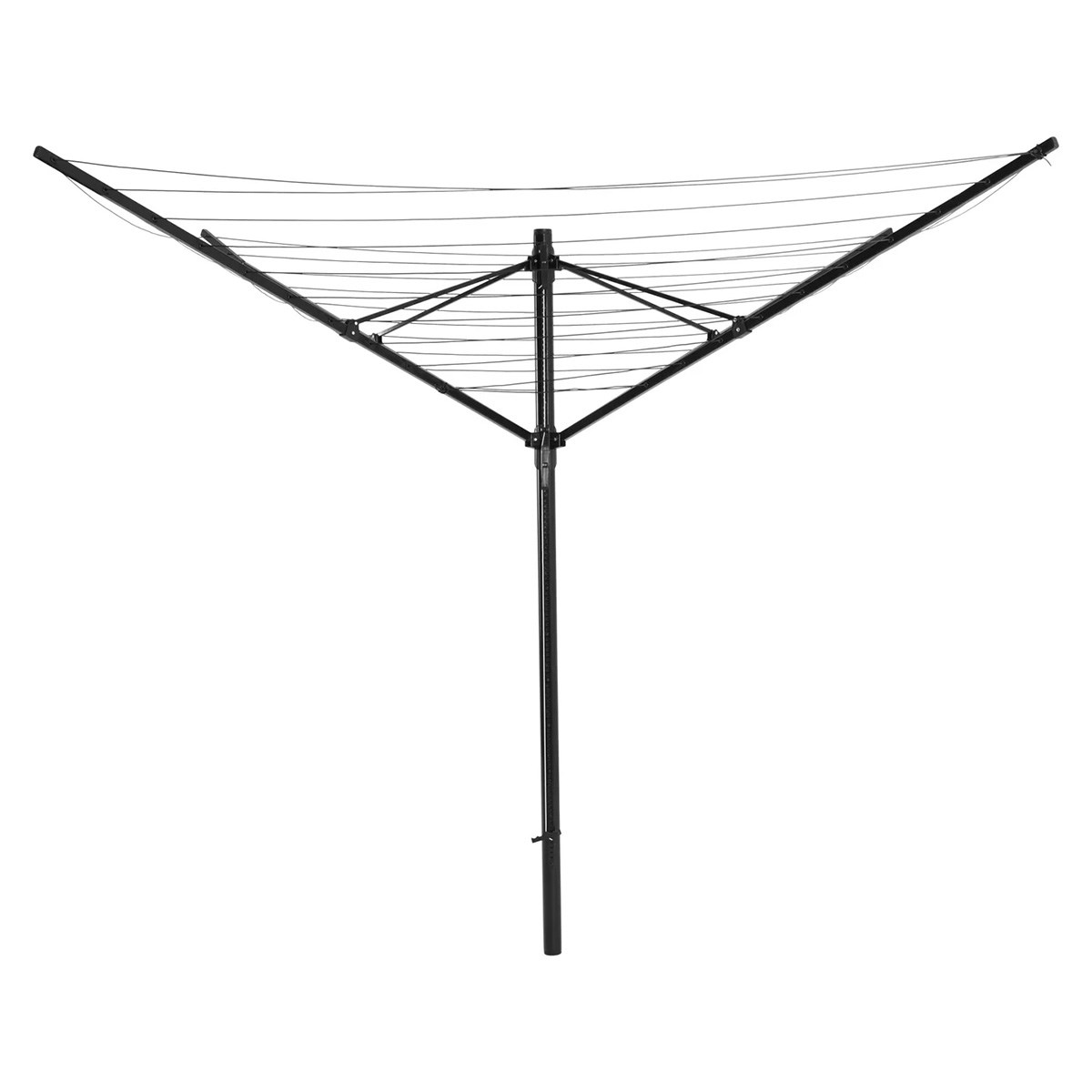 Torkvinda Day 4-armad Svart, Aluminium